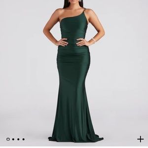 New with tags one shoulder formal dress